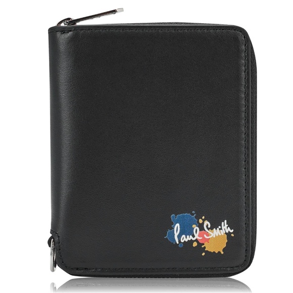NWT Paul Smith Splatter Zip Wallet